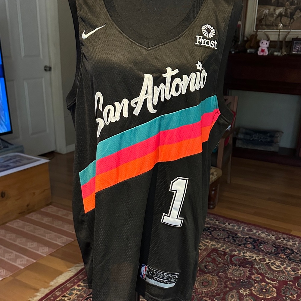 Nike San Antonio Jersey with Vibrant Stripes